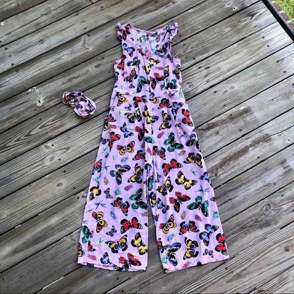butterfly jumpsuit old navy